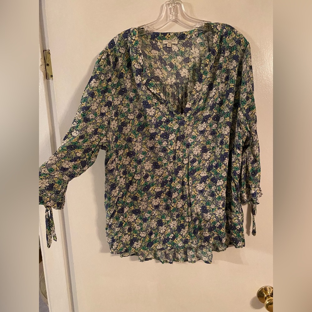 Anne Carson quarter sleeve blouse